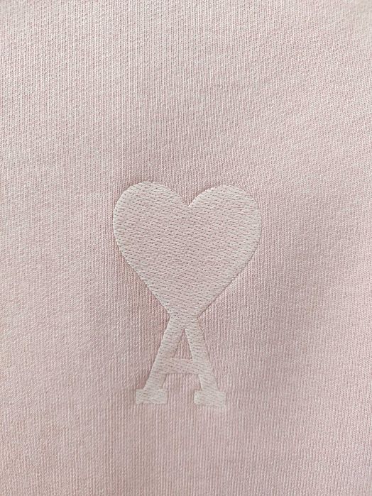 Світшот AMI PARIS Broderie Sweatshirt Pale Pink