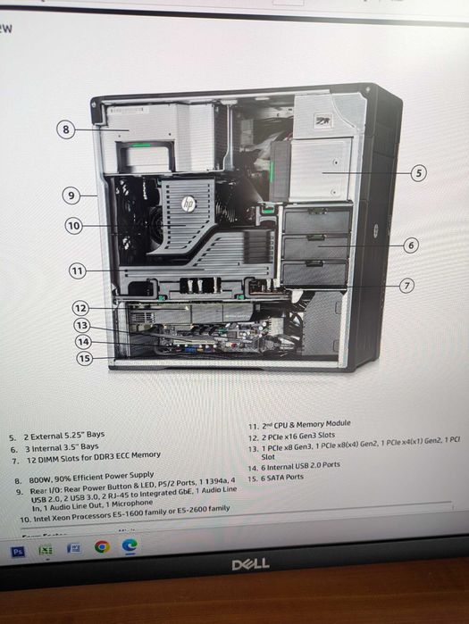 Workstation HP Z620 - Completa, c/extras