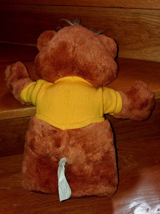 Mascote anos 80 urso zeddy