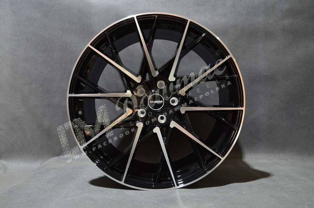 Felgi Riviera RV197 22" 10J ET30 5x127 Black Polished