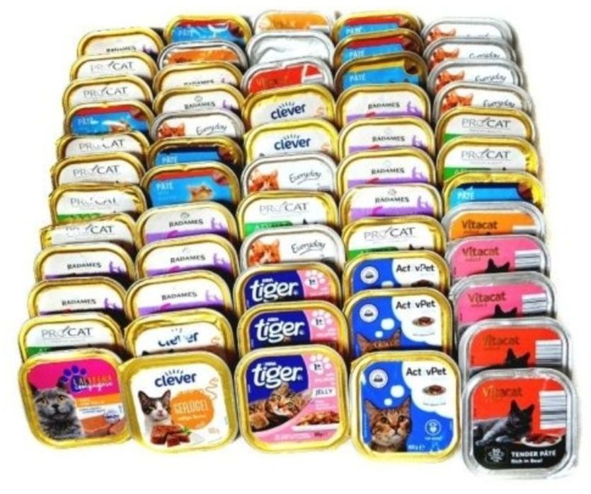 Karma dla kota mix 68szt