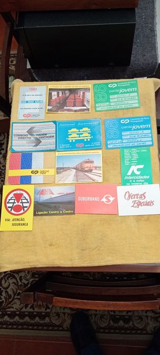 Calendários temática ferróviária anos 80-90