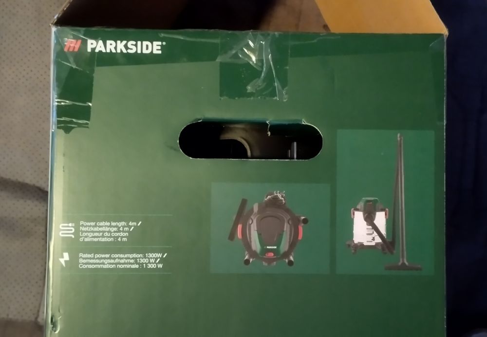 Aspirador Seco húmido Parkside 1300W novo