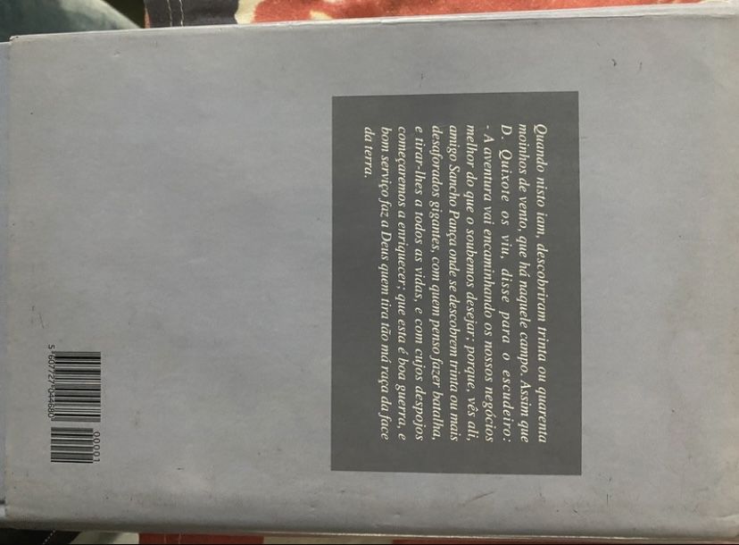 Livro D. Quixote de la Mancha