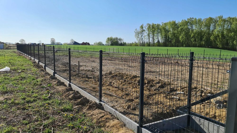 Ogrodzenia panelowe, furtki, bramy, napędy-materiał plus montaż