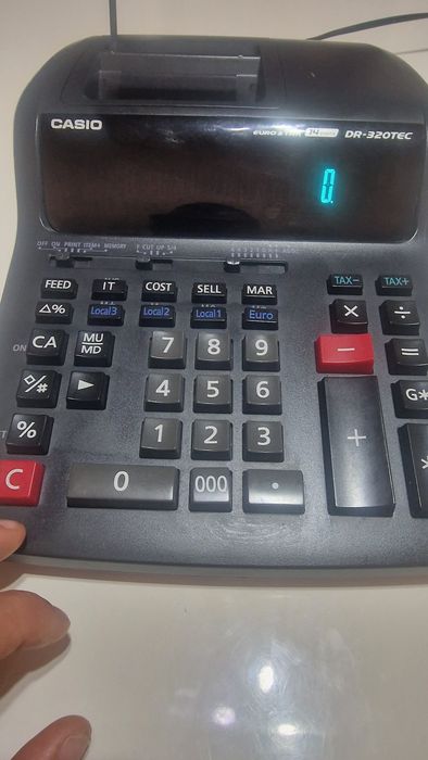 Calculadora CASIO DR320TEC Euro&Tax