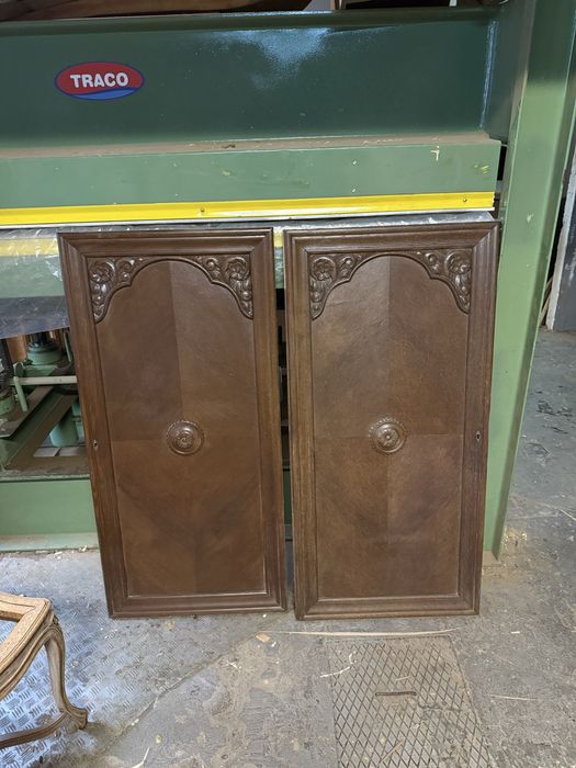 Antyczne drzwi meblowe – komplet 2 sztuki