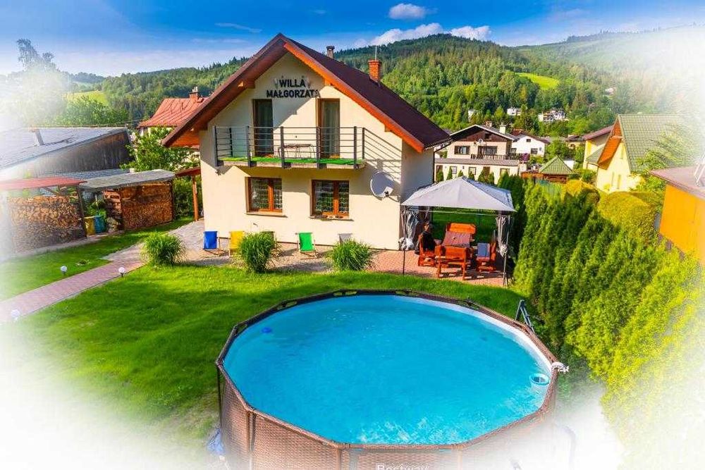 Dom Jacuzzi basen sauna noclegi  wakacje dom na wyłączność 11 osób Wisła Ustroń Szczyrk  Brenna  Willa Małgorzata