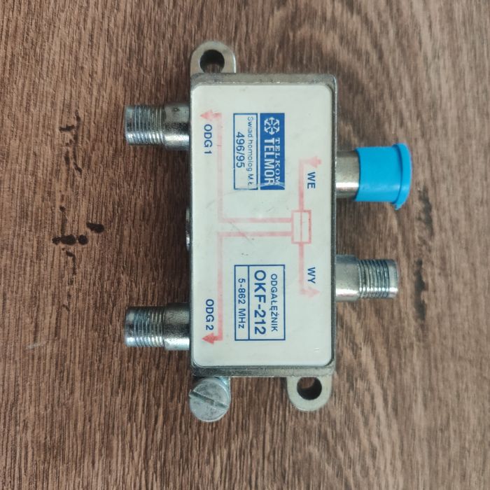 Rozgałęźnik Telmor RM-2F + Odgałęźnik Telmor OKF-212