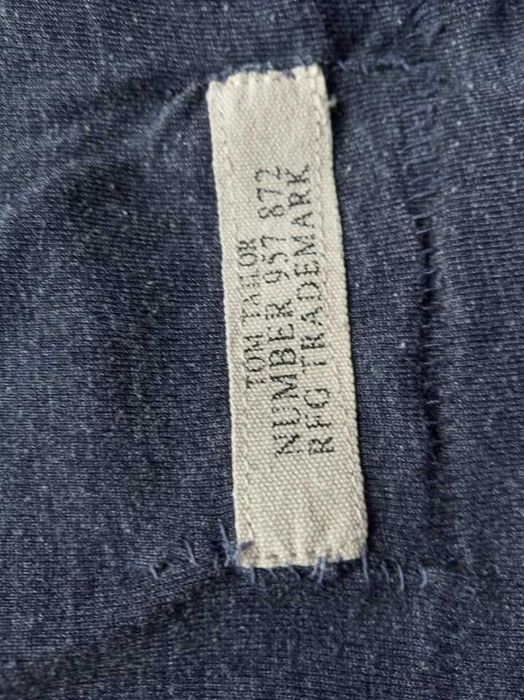 Bluzka typu "long-sleeve" grafitowa z nadrukiem - S - "Tom Tailor".
