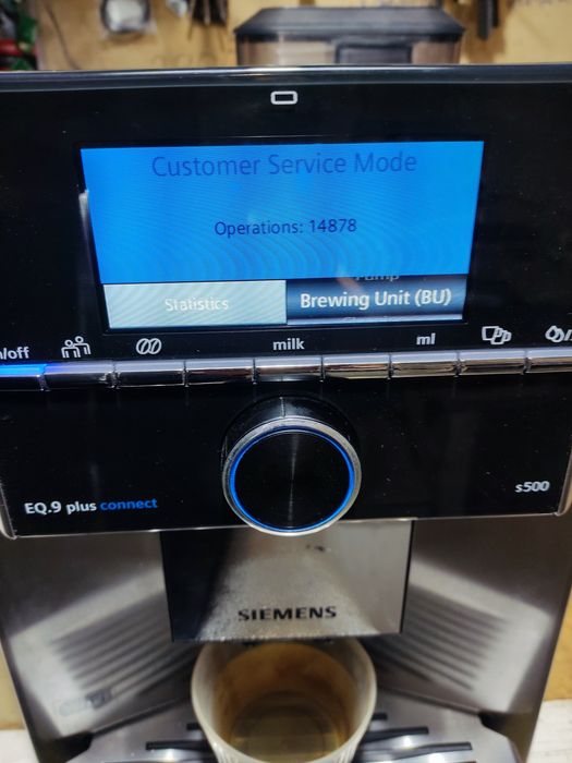 Кофеварка Siemens EQ9 plus connect S500 WiFi.