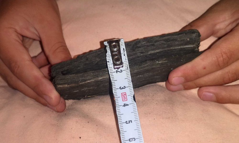 Dąb czarny deszczółki na okładkę noża