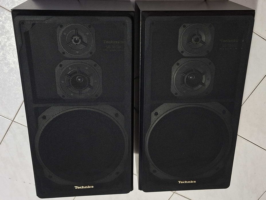 Colunas de som vintage Technics SB-3650 - 3 vias - 140w - 8 Ohms