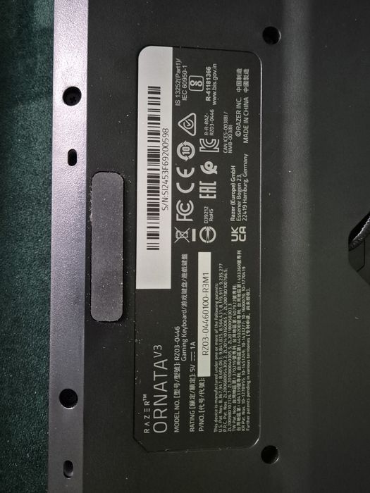 Klawiatura gamingowa Razer Ornata V3