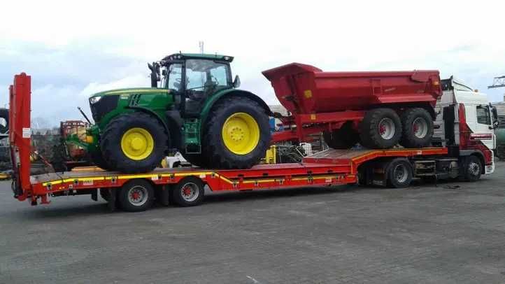 перевезення техніки та вантажів : Платформою або Тралом - по Україні