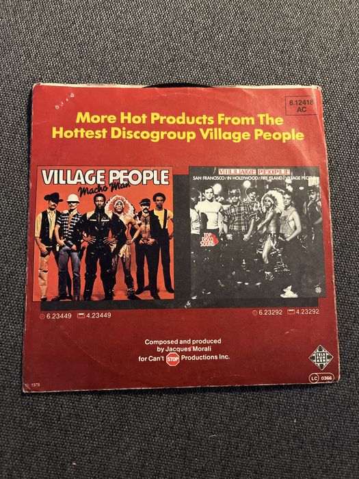 Village People, singiel winylowy