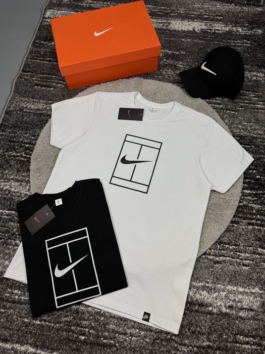 Футболки Nike Court нові соловічі бавовняні Найк