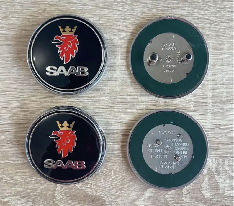 Conjunto 4 Centros Saab 63mm
