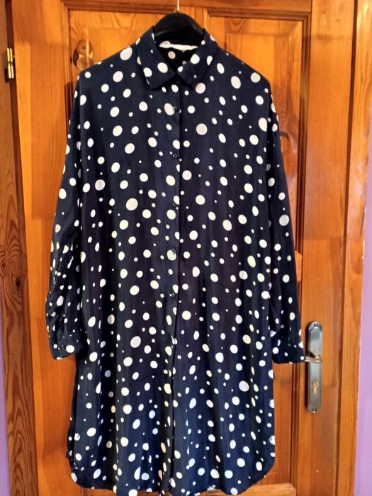Sukienka koszulowa Zara roz S Rozpinana