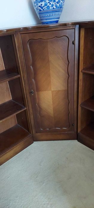 regal chippendale biblioteczka narożna narożnik Kątnik szafka ludwik