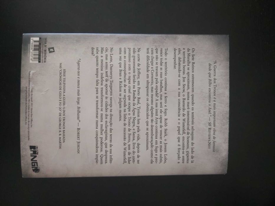 A Tormenta das Espadas - As Crónicas de Gelo e Fogo Livro 5