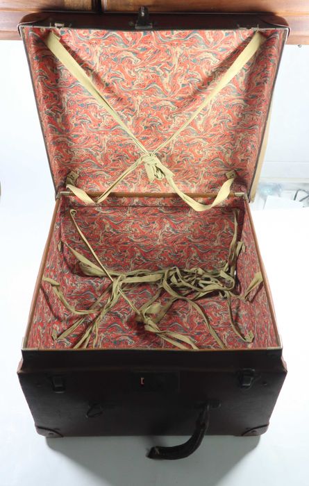 Mala de cartão antiga grande - 40 cm