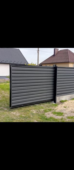 Ворота паркан забор ворота гармошка під ключ жалюзі ранчо Турійськ