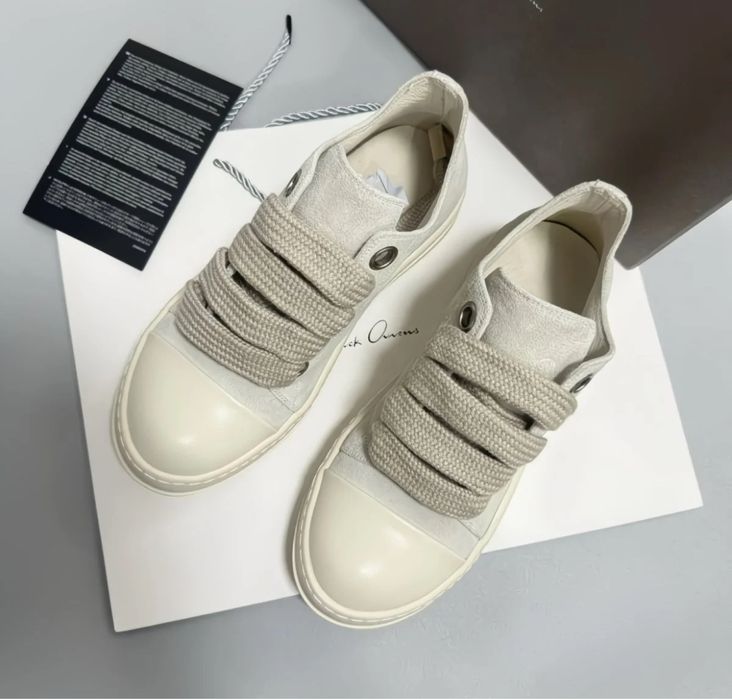 rick owens jumbo low белые рик овенс джамбо 1то1