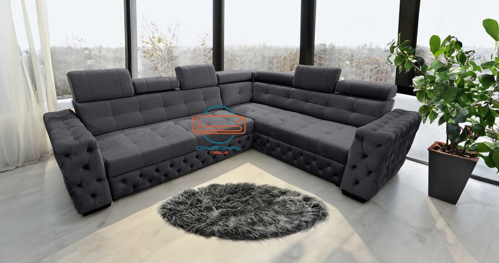 PRODUCENT !!! narożnik glamour pikowany NR. 37/2024