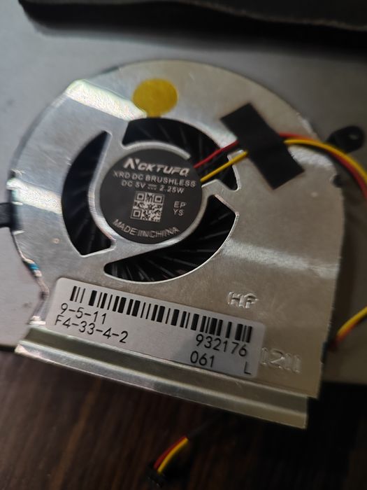 Вентилятор охолодження процессора ноутбука Fan Cpu Notebook