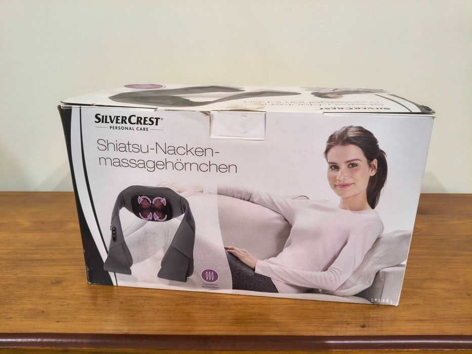 Massajador shiatsu com calor para cervical, costas e pernas
