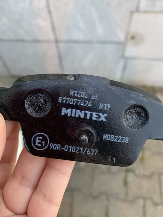 Pastilhas de travao Mintex