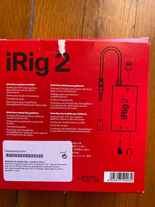 iRig 2 interface