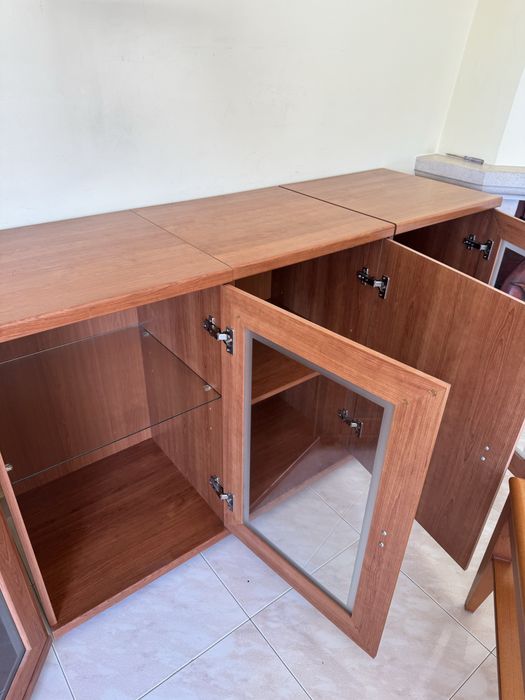 Conjunto miveis madeira como novos