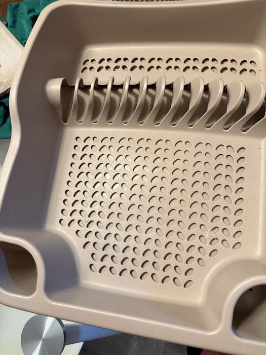 Tabuleiro para secar louça bege