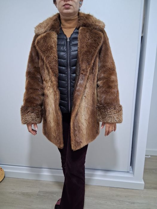 Casaco vison pele animal verdadeiro