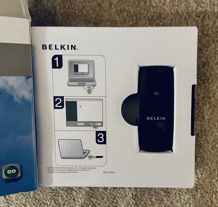 USB WI-FI адаптер Belkin Wireless adapter N150 (F7D1101)