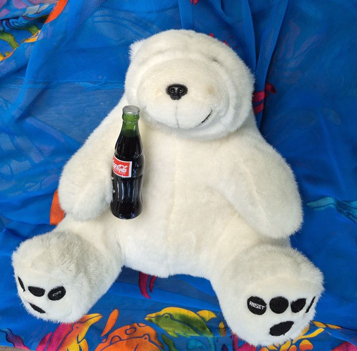 Maskotka radio orginal coca cola duży