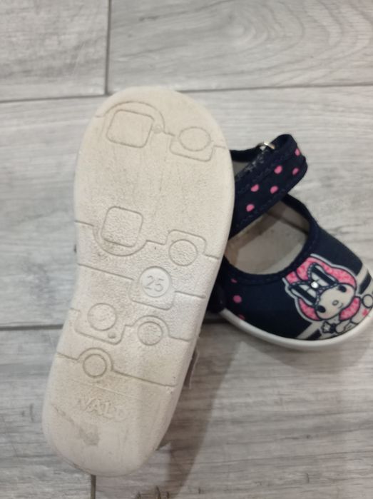 Текстильні тапки, капці для садочка, для дому, Waldi, 25 р.