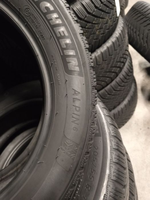 205 55 R16 MICHELIN Alpin 6, Зимові шини б/у