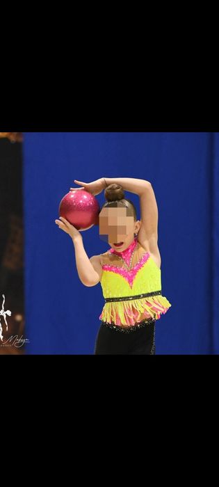 Комбінезон для художньої гімнастики. Ріст 130-140 см купальник