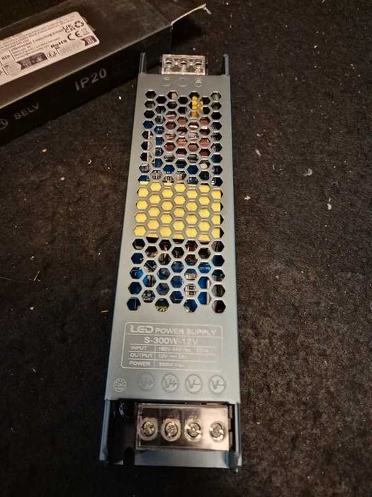 Zasilacz LED 300W 12V 25A FLAT Expert Slim