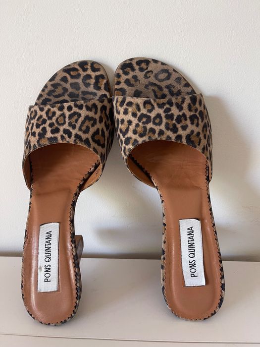 Mules animal print Pons Quintana