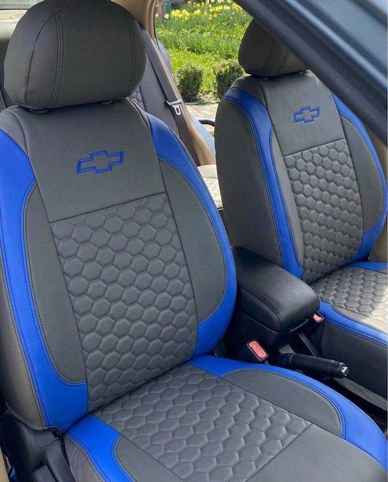 Чохли в салон Chevrolet Aveo T250 / Epica Екошкіра Модельні Нові EMC-ELEGANT
