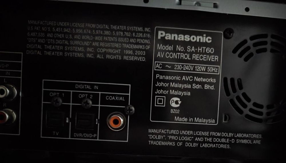 Домашній кінотеатр Panasonic