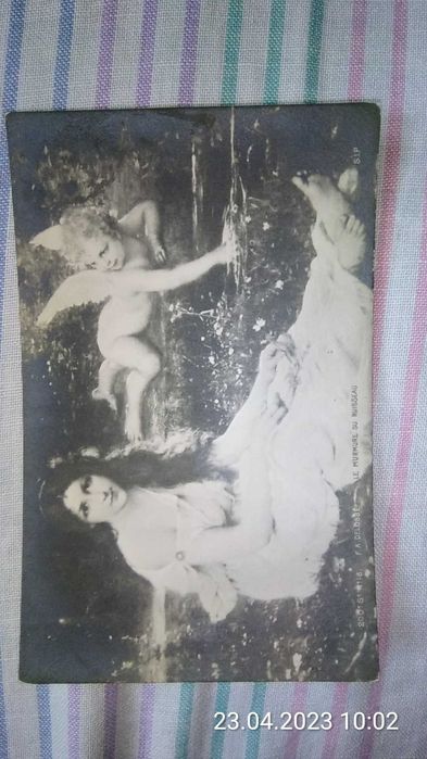 Pocztówka Carte Postale F.A. Delobbe le murmure du ruisseau