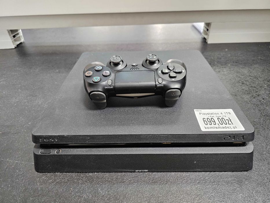 Konsola Ps4 Playstation 4 Slim 1TB + Pad * Komis Madej Gorlice