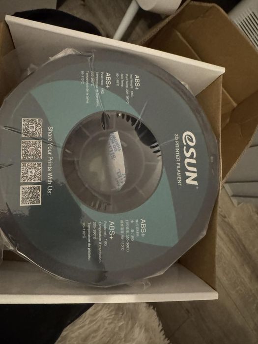 Filament ABS+ Esun 1,75mm 1 kg kolor: cold white