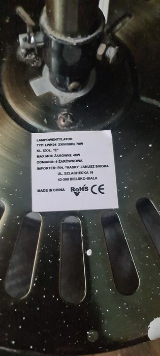 Lampowentylator LWK04 70W