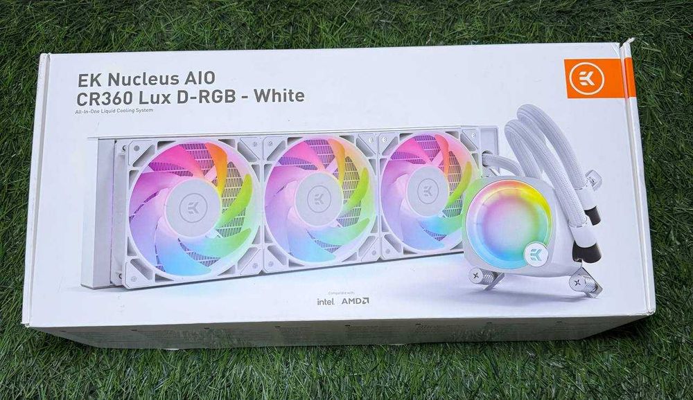 Водяне охолодження EK Nucleus AIO CR360 Lux D-RGB White (360 мм)
